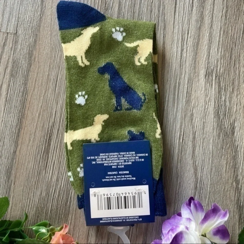💋 Dog 🐶 pet lover crew socks 🧦 NEW